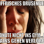 pfeiffrisches drüsenfieber 2 monate nicht ins gym.