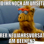 seid ihr noch am umsetzen eurer neujahrsvorsätze a
