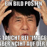 ein bild posten es taucht bei 