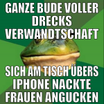 ganze bude voller drecks verwandtschaft sich am ti