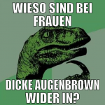 wieso sind bei frauen dicke augenbrown wider in?