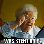 Was steht da?!