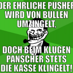 Der ehrliche Pusher wird von Bullen umzingelt, doc
