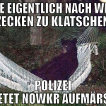 Wollte eigentlich nach Wien um zecken zu klatschen