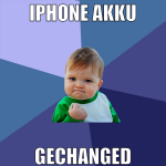 iphone akku gechanged