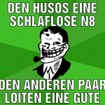 den husos eine schlaflose n8 den anderen paar loit