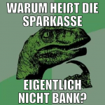 warum heißt die sparkasse eigentlich nicht bank?