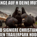 bange auf h deine mutti und signiere christiane f 