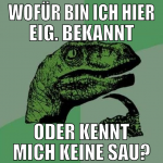 wofür bin ich hier eig. bekannt oder kennt mich ke