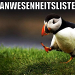 anwesenheitsliste