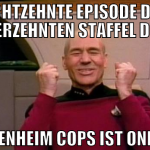 Achtzehnte Episode der vierzehnten Staffel der  Ro