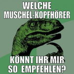 WELCHE MUSCHEL-KOPFHÖRER KÖNNT IHR MIR SO  EMPFEHL