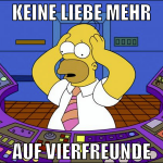 keine liebe mehr auf vierfreunde