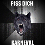 piss dich  karneval