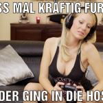 Muss mal kräftig furzen ...der ging in die Hose