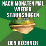 nach monaten mal wieder staubsaugen den rechner