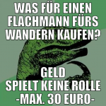 was für einen flachmann fürs wandern kaufen? geld 