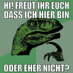 hi! freut ihr euch dass ich hier bin oder eher nic