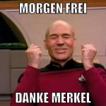 morgen frei danke merkel