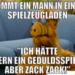kommt ein mann in einen spielzeugladen 