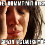 paket kommt mit hermes den ganzen tag lauern müsse