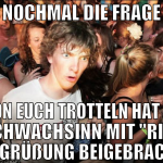 NOCHMAL die frage Wer von Euch trotteln hat Dennis