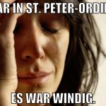 war in St. peter-ording. es war windig.
