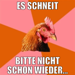 es schneit bitte nicht schon wieder...