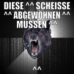 diese ^^ scheiße ^^ abgewöhnen ^^ müssen ^^ ^^
