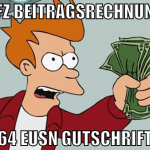 KFZ Beitragsrechnung 64 EUSN Gutschrift