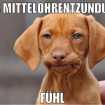 das mittelohrentzündung  fühl