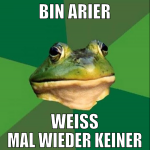 bin arier weiß mal wieder keiner