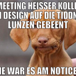 Im meeting heißer kollegin vom design auf die tidd