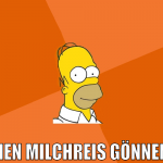 nen milchreis gönnen