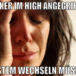 Seeker im High angegriffen System wechseln müssen