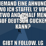 jemand eine ahnung wo ich staffel 12 von two and a