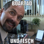 Boartad und fesch