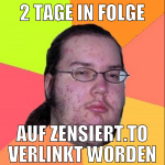 2 tage in folge auf zensiert.to verlinkt worden