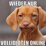 wieder nur vollidioten online