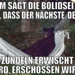 warum sagt die bolidsei nicht durch, dass der näch