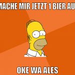 Bier aufmachen Homer